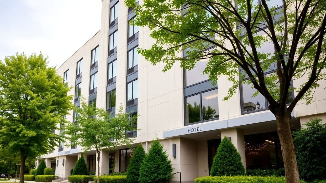 Leonardo Hotel Frankfurt City South: Ruhiges Hotel nahe Flughafen & Stadtzentrum