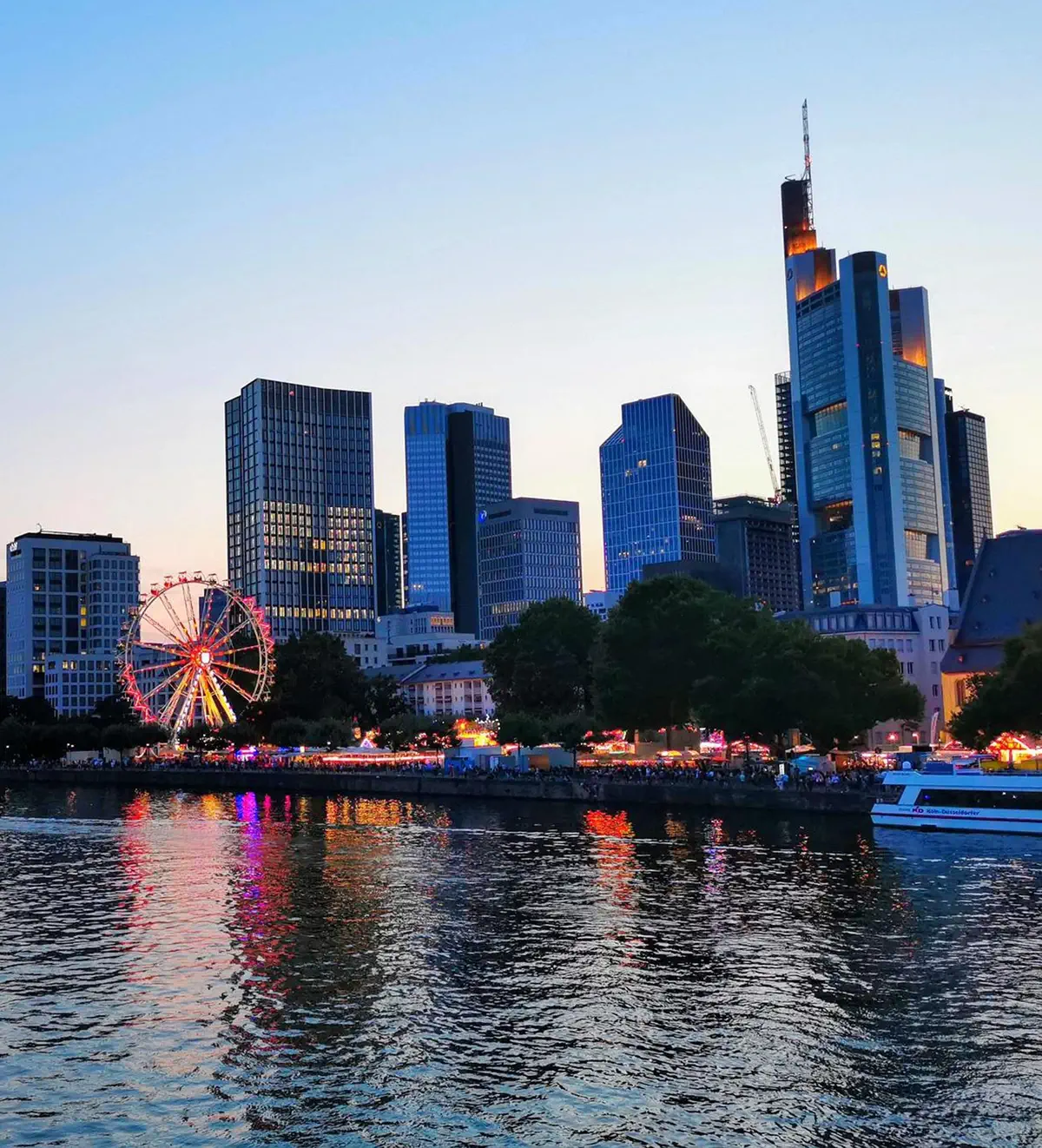 Mainfest die Frankfurter feiern ihren Fluss